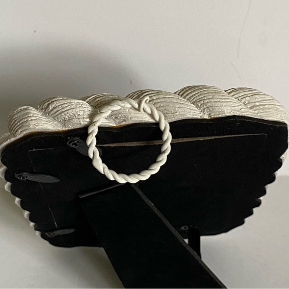 Rope Frame Sheffield Home Nautical Resin White Twisted 4 X 6 Photo Beach EUC - Picture 9 of 16